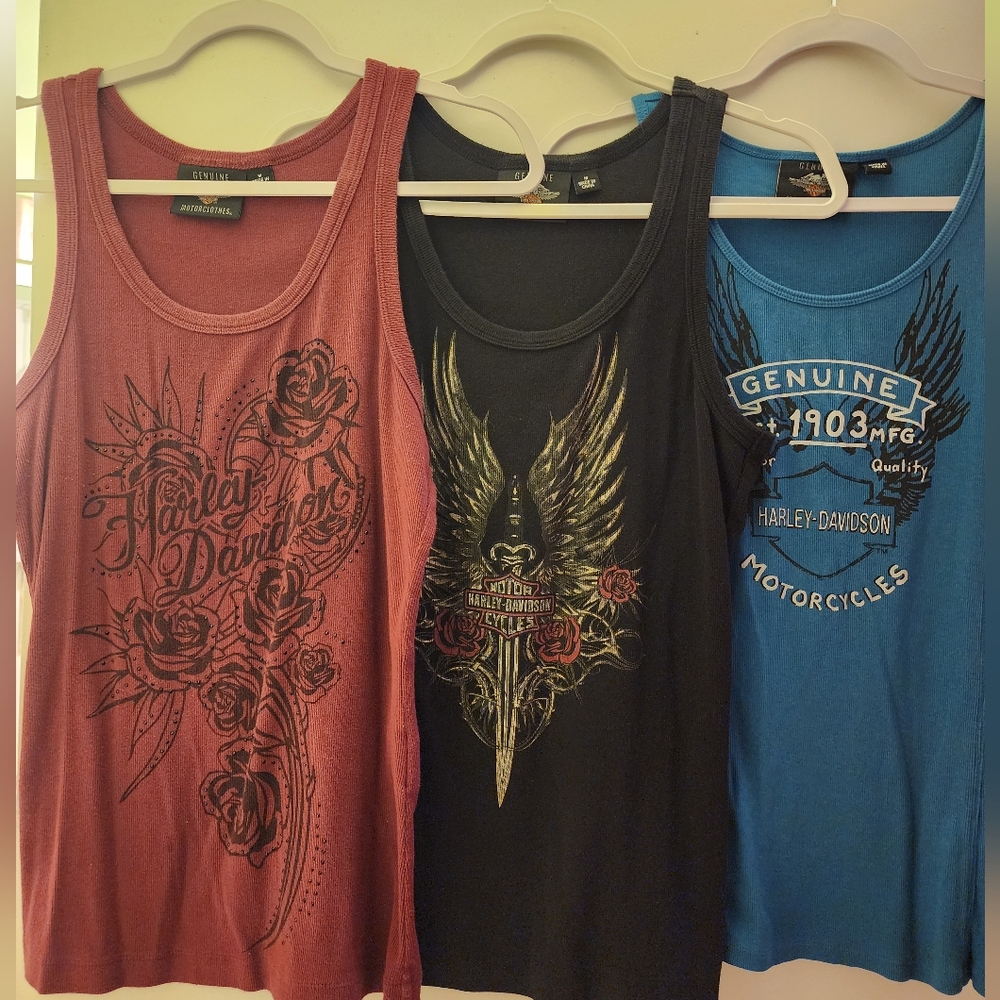 3 Harley-Davidson Tank Tops